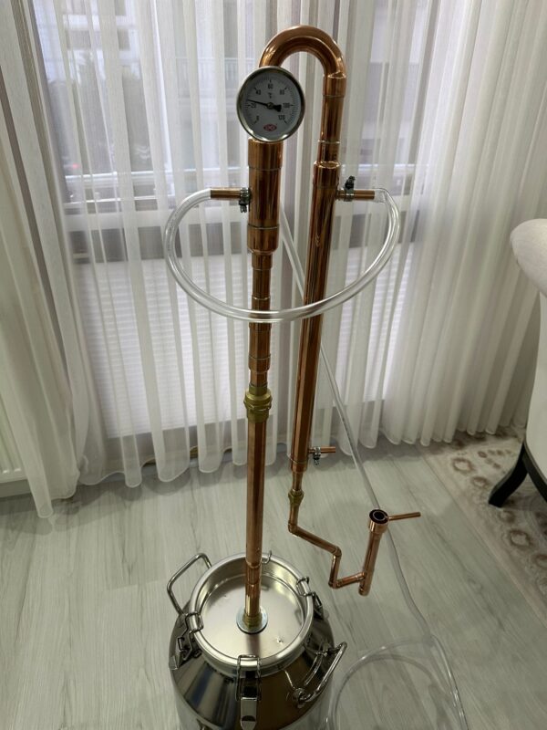 Reflux ve Potstill Kullanımlı İmbik Damıtma Sistemi 30 Litre (Parrotlu)